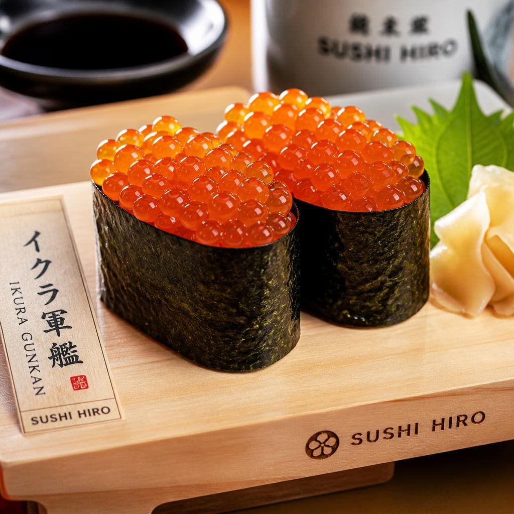 Ikura Gunkan Sushi Hiro menu gunkan ikura